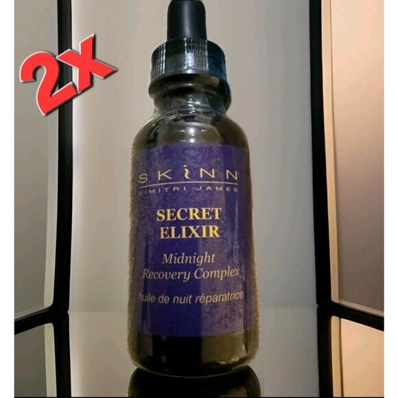 SKINN Other - 2x Skinn Secret Elixir Midnight Recovery Complex SEALED Dimitri James NEW IN BOX